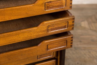 wooden drawer unit