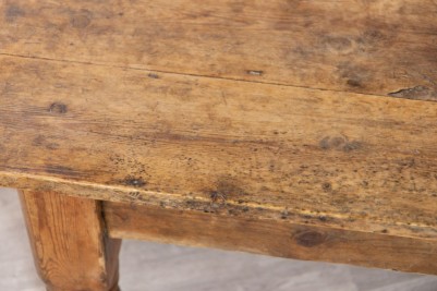 Large Vintage Pine Coffee Table