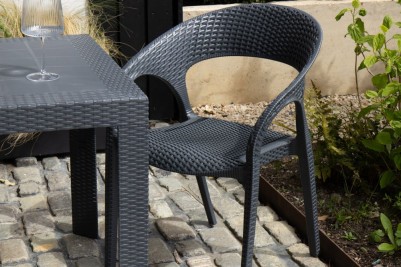 Madrid Outdoor Dining Set - 80cm Table & 2 Chairs
