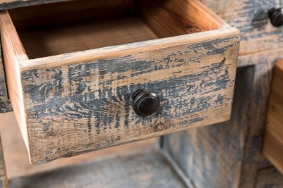 painted distressed sideboard