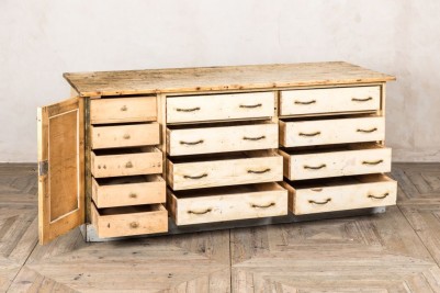 bank of drawers