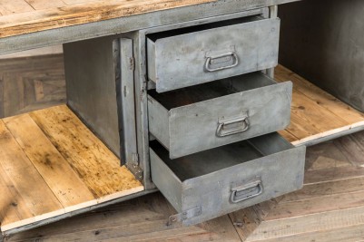 distressed sideboard