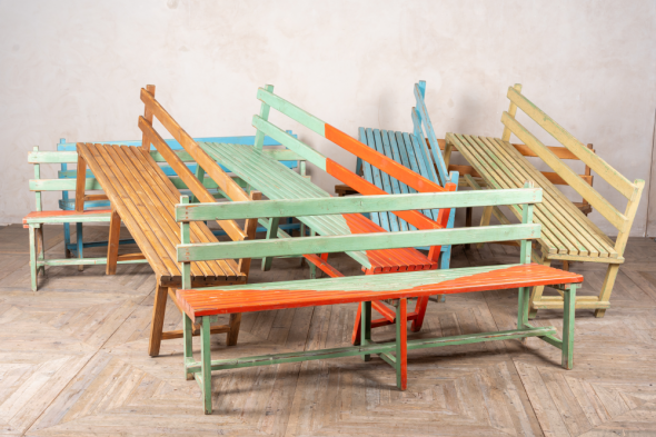 Vintage Pine Benches