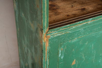 distressed green storage