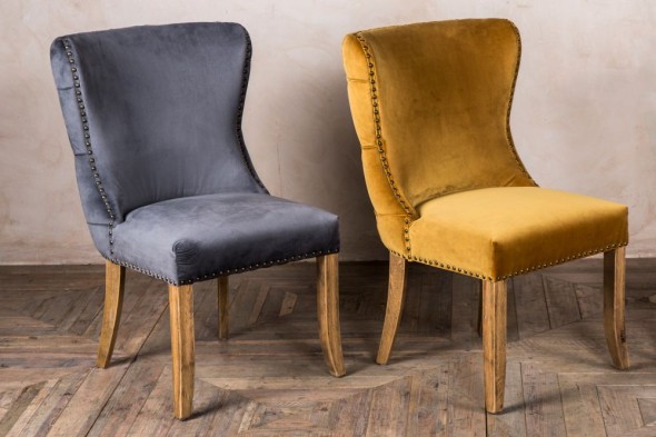 Chamonix Velvet Side Chair Range