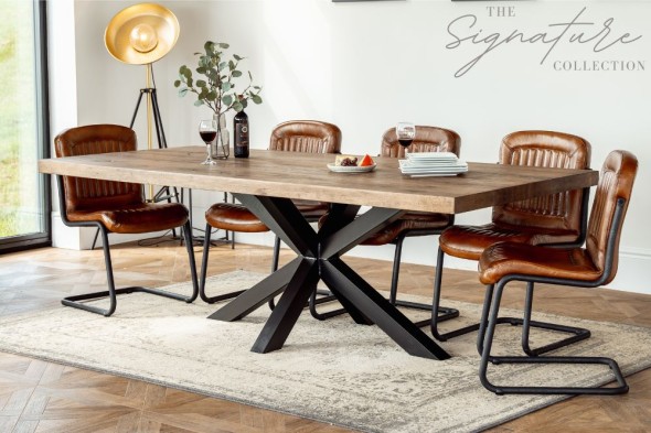 Harrogate Star Base Dining Table