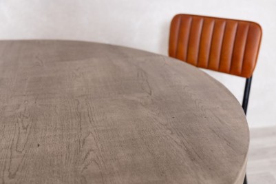 Havana Round Oak Pedestal Table