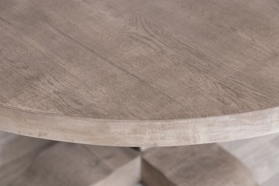 Havana Round Oak Pedestal Table