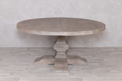 Havana Round Oak Pedestal Table