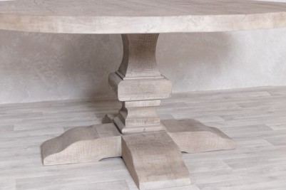 Havana Round Oak Pedestal Table