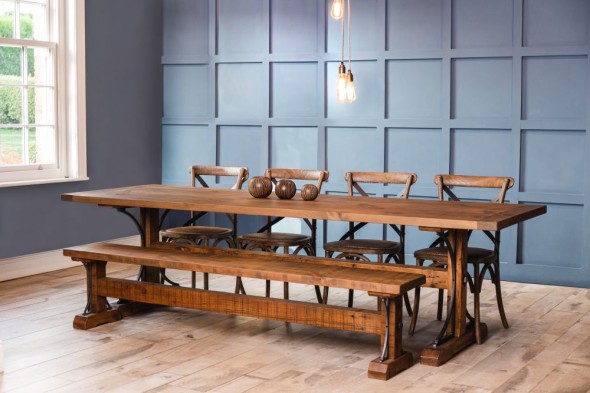 Ironbridge Bespoke Pine Trestle Table