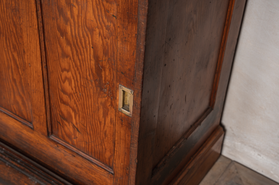 pair of large kitchen cupboards