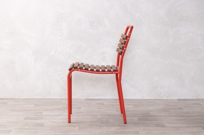 red-summer-outdoor-chair-side