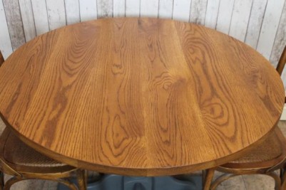 handmade oak cafe tables