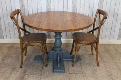 oak cafe table