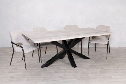 travertine-top-black-star-base-dining-table