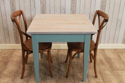 Handmade Restaurant Tables with Wooden Bases