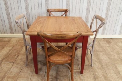 Handmade Restaurant Tables with Wooden Bases