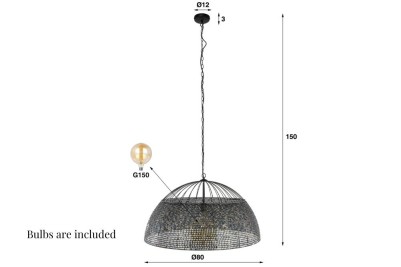 aria-hanging-light-dimensions