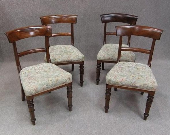 Mahogany Victorian Dining Chairs Peppermill Interiors