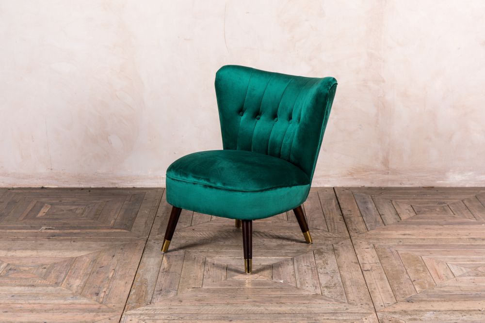 Cocktail on sale velvet chair