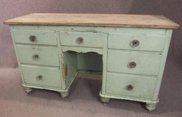 Victorian Pine Dresser Base Shabby Chic